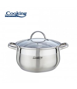 SEMIOALA INOX+CAPAC 24X13.5CM,6.1L,AMIRA