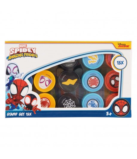 Set 15 stampile pentru copii, Spidey, +3 ani