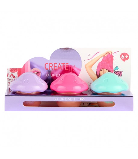 CREATE IT! BALSAM DE BUZE, MUSHROOM 3 BUC x 5,5 G