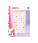 Set creativ pentru manichiura cu stickere, Pentru copii, Model 1, Multicolor