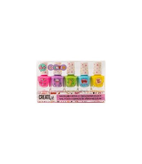 CREATE IT! SET LAC DE UNGHII PARFUMATE, 5 BUC X 8 ML