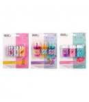 Set 3 balsamuri de buze, Diverse arome, Pentru copii, Multicolor