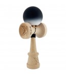 Kendama X ,  KING SIZE V3, Rubber Grip, Gradient Negru/Alb
