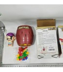 Jucarie interactiva Pirat Saltaret, Joc de Grup/Familie, 16 sabii + 1 Pirat, 10 x 10 x 16.5 cm Mov/Maro