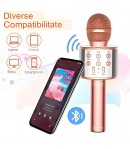 Microfon Karaoke, Bluetooth, Boxa Incorporata, Compatibil cu Orice Smartphone, Acumulator Integrat