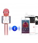 Microfon Karaoke, Bluetooth, Boxa Incorporata, Compatibil cu Orice Smartphone, Acumulator Integrat