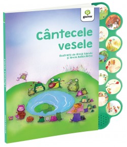 Carte cu sunete pentru copii, Cantecele Vesele, Editura Gama