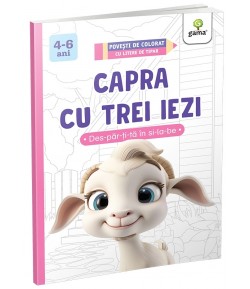 Carte educativa pentru copii, Capra cu Trei Iezi , Editura Gama