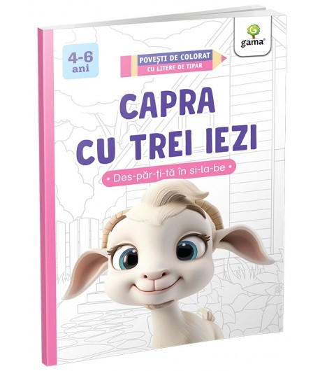 Carte educativa pentru copii, Capra cu Trei Iezi , Editura Gama