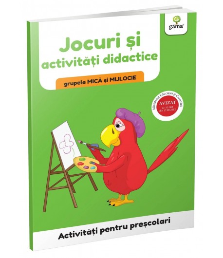 Carte educativa pentru copii, Jocuri si activitati didactice, Grupele mica si mijlocie