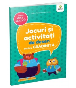 Carte educativa pentru copii, Jocuri si Activitati de Desen pentru Gradinita
