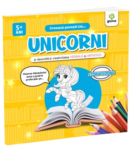 Carte educativa pentru copii, Unicorni, Editura Gama