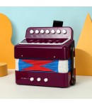 Acordeon Jucarie pentru Educatie Timpurie, 18 x 17 x 10 cm, Mov