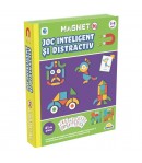 Joc educativ, MagnetIQ, Piese inteligente si distractive, 61 piese, Pentru copii, Multicolor