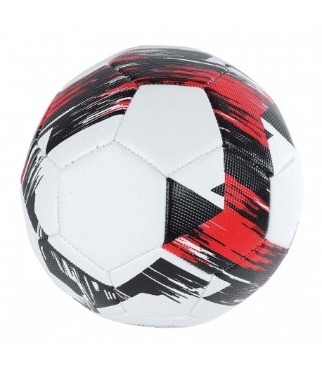 Minge de fotbal Gametime, Marimea 5, Pentru copii, Alb/Rosu