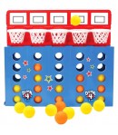 Joc de îndemânare cu bile, Arunca 4, Pentru copii, Multicolor