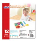 PUZZLE DIN LEMN CU NUMERE, 12 PIESE