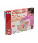 PUZZLE PISICA DIN LEMN, 16 PIESE