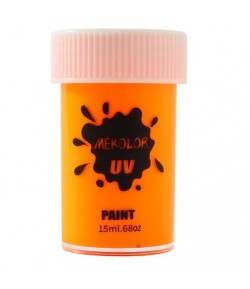 Vopsea pentru Fata si Corp, cu Pigment Fosforescent UV, 15 ml, Portocaliu
