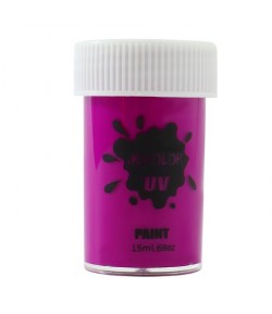 Vopsea pentru Fata si Corp, cu Pigment Fosforescent UV, 15 ml, Mov