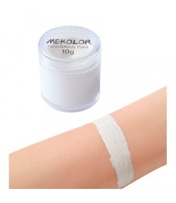 Vopsea pentru Fata/Corp, pe Baza de Ulei, 10g, 2.8 x 3.1 cm, Alb