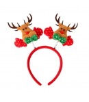 Coronita Decorativa, Tema Craciun, 12 x 25 cm, Model Reni, Marime Universala, Multicolor