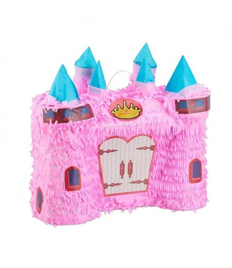 Pinata Castel Printesa pentru Petrecere, din Hartie Creponata si Carton, Pinata pentru Pet