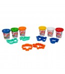 Crafy - Set Plastilina cu 6 culori