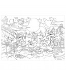 Puzzle 2 in 1 Lisciani, Mickey Mouse Detectiv, Plus, 108 piese