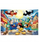 Puzzle 2 in 1 Lisciani, Mickey Mouse Detectiv, Plus, 108 piese