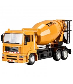 Camion Betoniera Jucarie pentru Copii, Jucarie Camion Betoniera cu Telecomanda, Jucarie de Constructie, Acumulator cu Incarcare