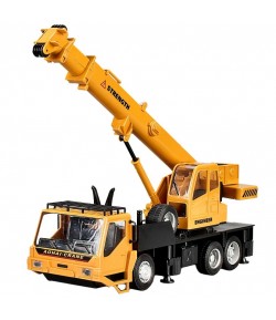 Macara Jucarie pentru Copii, Jucarie Macara cu Telecomanda, Jucarie de Constructie, Acumulator cu Incarcare USB, 33 x 28 x 10 cm