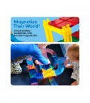Set magnetic de construit, Pista de curse, Picasso,  30 piese, Pentru copii, Multicolor