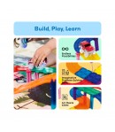 Set magnetic de construit, Pista de curse, Picasso,  30 piese, Pentru copii, Multicolor