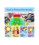 Set magnetic de construit, Picasso,101 piese, Pentru copii, Multicolor