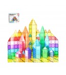 Set magnetic de construit, Picasso, 61 piese, Pentru copii, Multicolor