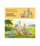 Set magnetic de construit, Dinozauri, Picasso, 38 piese, Pentru copii, Multicolor