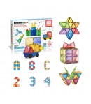 Set magnetic de construit, Masinute, Picasso, 63 piese, Pentru copii, Multicolor