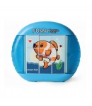 Puzzle rotativ 4 in 1, Clown Fish, Pentru copii, Albastru