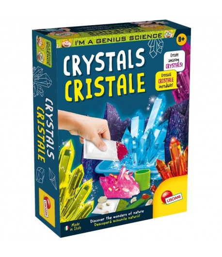Set de stiinta, Lisciani, Cristale, Pentru copii