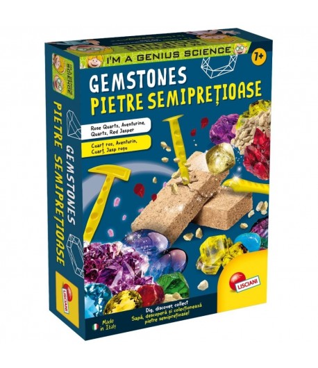 Set de stiinta, Lisciani, Mineralogie, Pentru copii