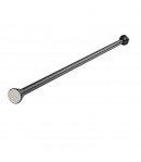 Bara Telescopica Multifunctionala, din Otel Inoxidabil, Retractabila 107 - 195 cm, Fara Perforare Perete, Negru