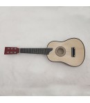 Chitara pentru Copii, din Lemn si Plastic, pentru Incepatori, 63.5 x 22 x 5.8 cm, Bej