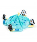 Joc Interactiv pentru Copii,  Batalia Pinguinilor, 3 ani+, Tabla de Joc, Figurine Pinguini, Mingi, Multicolor