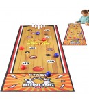 Joc Interactiv, Covor de Bowling 90 x 20 cm,  6 Popice, Galben
