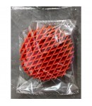 Jucarie Worm Fidget de Decompresie, Anti Stres, Dimensiune Compacta 10 cm, Dimensiune Extinsa 24.5 cm, Portocaliu