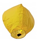 Lampion zburator, hartie biodegradabila, Galben