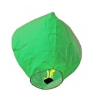 Lampion zburator, hartie biodegradabila, Verde