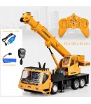 Macara Jucarie pentru Copii, Jucarie Macara cu Telecomanda, Jucarie de Constructie, Acumulator cu Incarcare USB, 33 x 28 x 10 cm