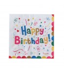 Servetele de Masa pentru Zile de Nastere, Servetele de masa Tematice Happy Birthday, Set 2